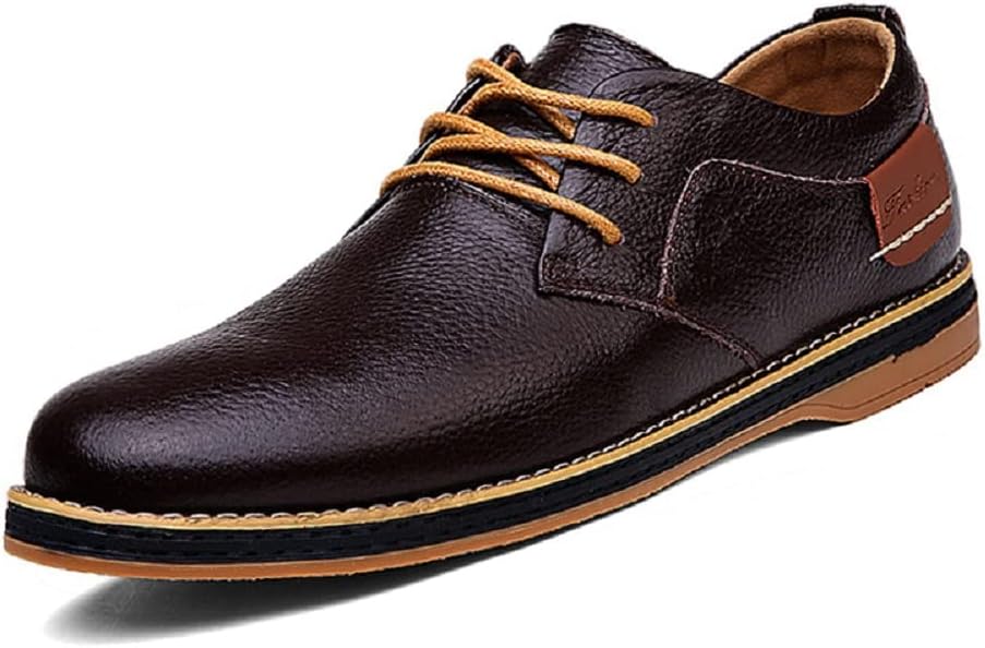 Мужские оксфорды на шнуровке, ручная работа, из премиальной кожи, классические повседневные туфли с комфортной подошвой, противоскользящие дерби Safecams, коричневый
Мужские оксфорды на шнуровке, ручная работа, из премиальной кожи, классические повседневные туфли с комфортной подошвой, противоскользящие дерби Safecams, коричневый