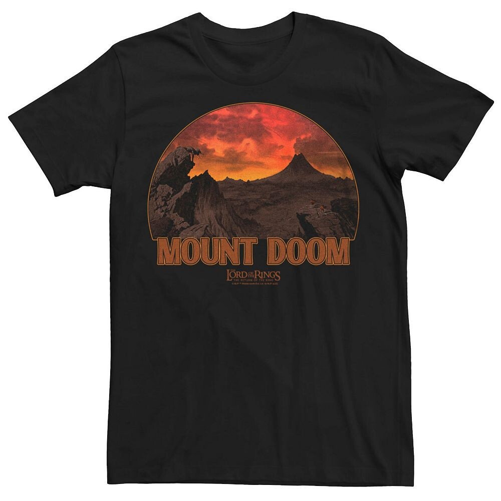 Мужская футболка с изображением пейзажа «Властелин колец» Mount Doom Licensed Character, черный
Мужская футболка с изображением пейзажа «Властелин колец» Mount Doom Licensed Character, черный