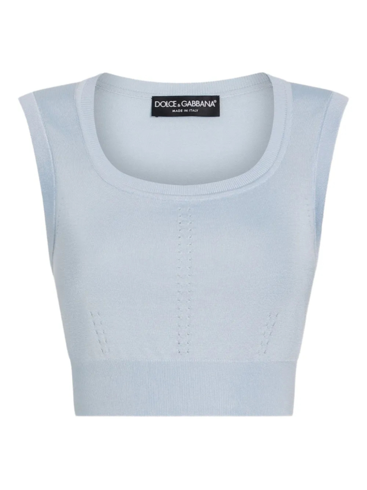 Dolce & Gabbana топ из смесового шелка, синий
Dolce & Gabbana топ из смесового шелка, синий