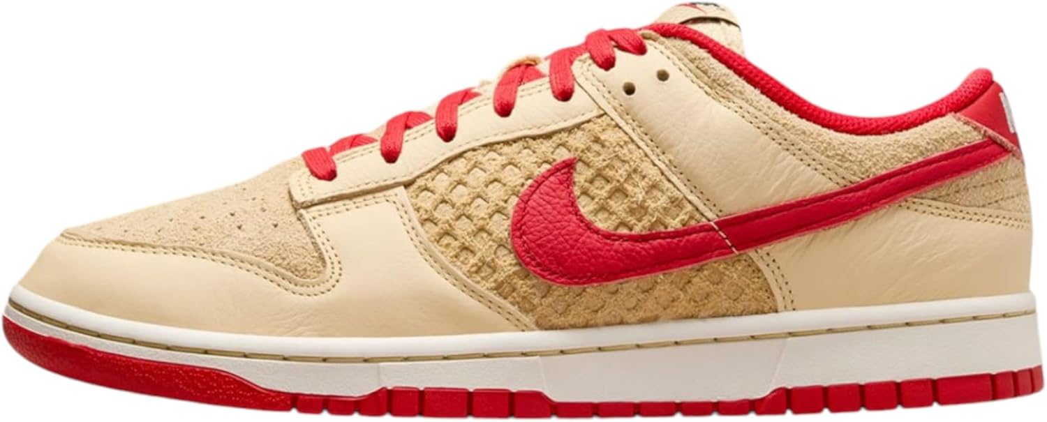 Мужские кроссовки Nike Dunk Low Retro, красный/ванильный
Мужские кроссовки Nike Dunk Low Retro, красный/ванильный