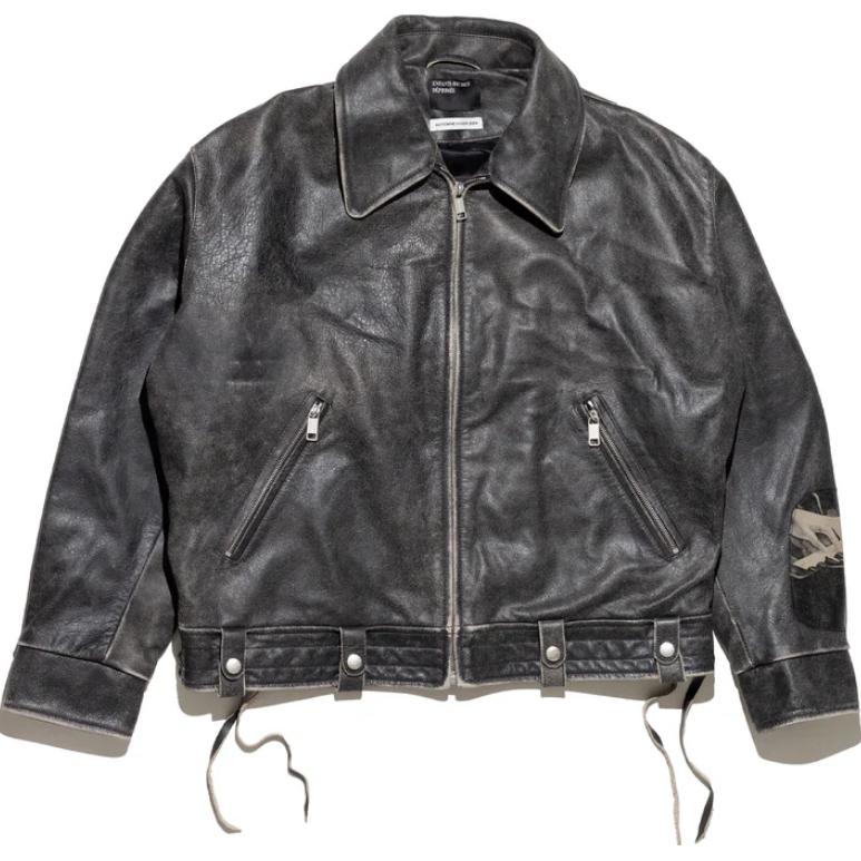 ENFANTS RICHES DEPRIMES Потёртая пилотская куртка пианиста, Black
ENFANTS RICHES DEPRIMES Потёртая пилотская куртка пианиста, Black