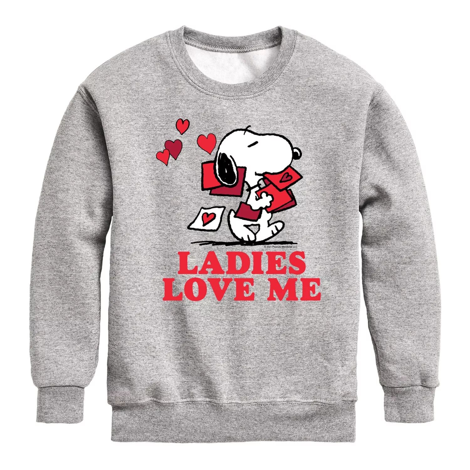 Флисовый свитшот Love Me для мальчиков 8–20 лет для женщин Licensed Character, серый
Флисовый свитшот Love Me для мальчиков 8–20 лет для женщин Licensed Character, серый
