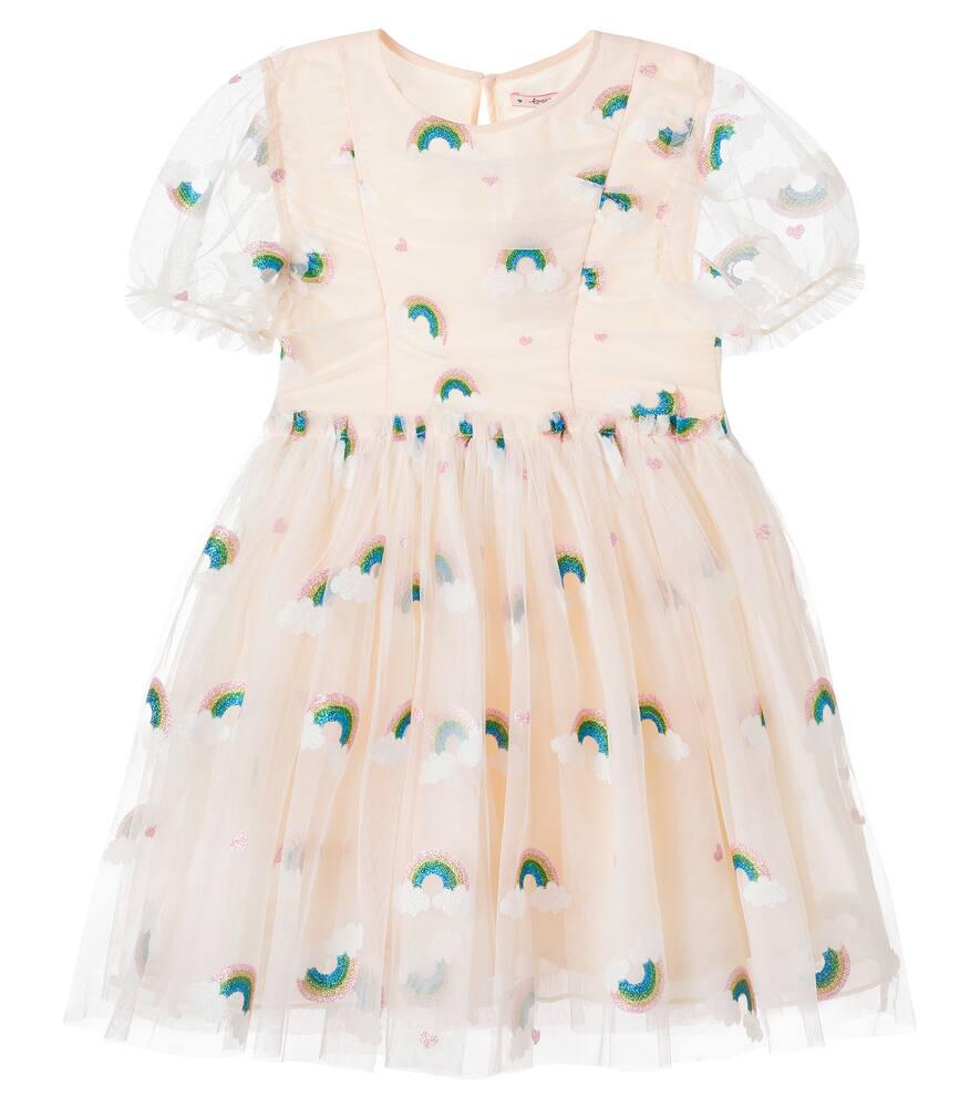 Блестящее платье из плиссированной тюли Konges Sløjd, Rainbow Glitter
Блестящее платье из плиссированной тюли Konges Sløjd, Rainbow Glitter