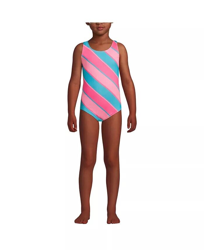 Сплошной купальник с устойчивостью к хлору для больших девочек UPF 50 Lands' End, розовый
Сплошной купальник с устойчивостью к хлору для больших девочек UPF 50 Lands' End, розовый