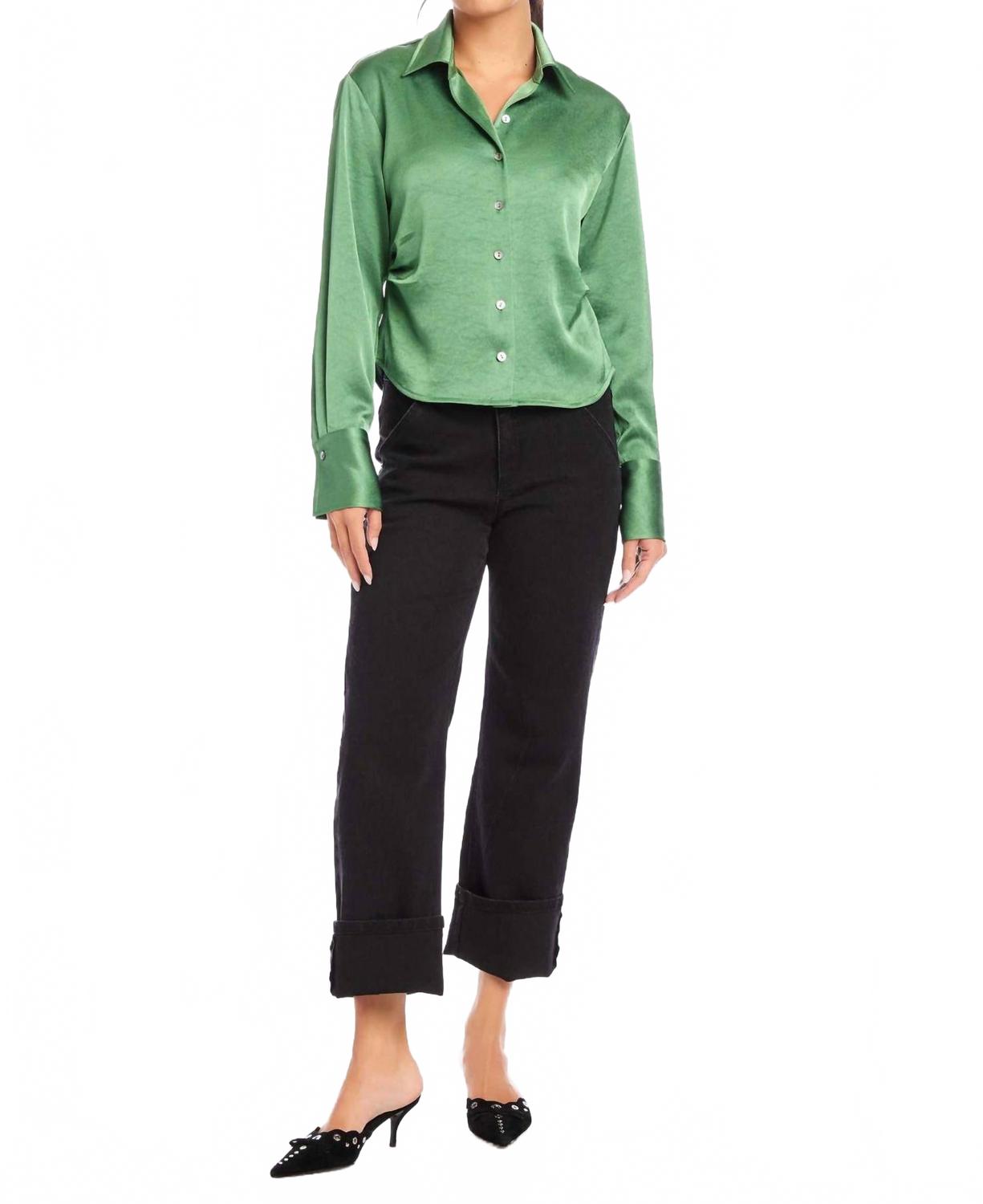 Тауни рубашка с боковыми складками в цвете шалфей Fifteen Twenty, Sage
Тауни рубашка с боковыми складками в цвете шалфей Fifteen Twenty, Sage