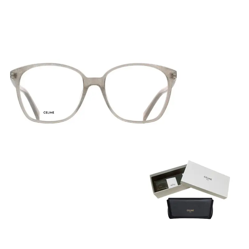 CELINE Ацетатная оправа для очков неправильной формы унисекс белая, White