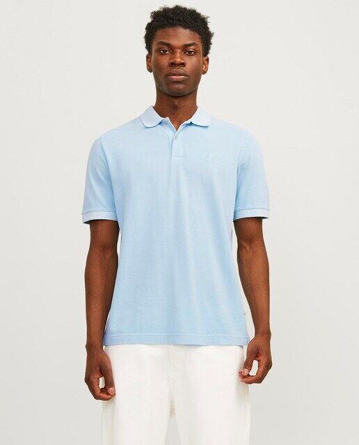 Мужская рубашка-поло с короткими рукавами и логотипом сбоку Jack & Jones, светло-синий
Мужская рубашка-поло с короткими рукавами и логотипом сбоку Jack & Jones, светло-синий