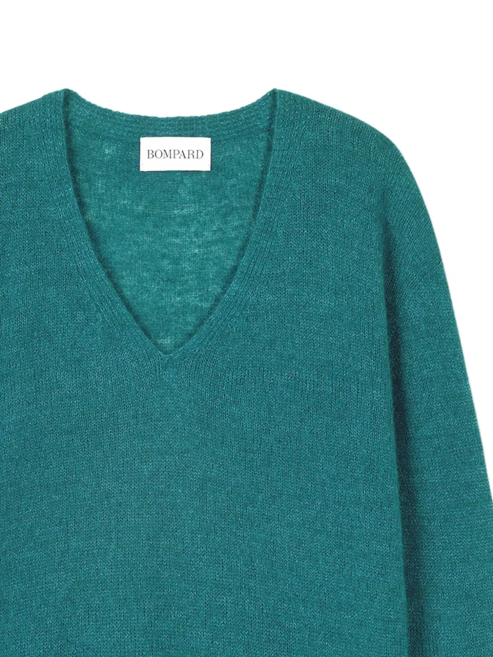 Свитер с V-образным вырезом и рубчатой вязкой Eric Bompard, зеленый
Свитер с V-образным вырезом и рубчатой вязкой Eric Bompard, зеленый