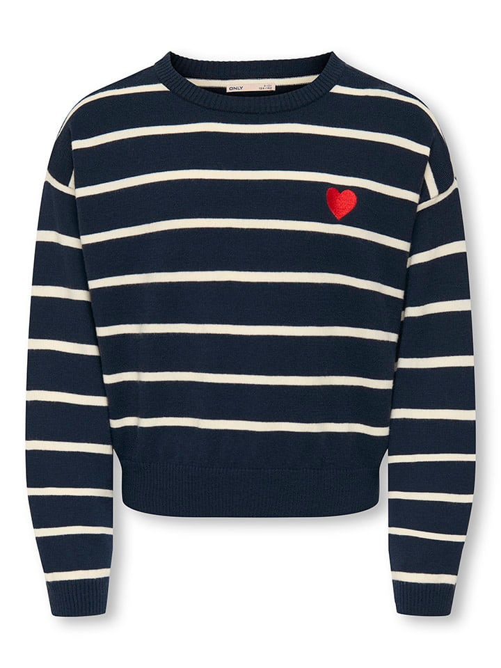 Свитер Эми темно-синего/кремового цвета KIDS ONLY
Свитер Эми темно-синего/кремового цвета KIDS ONLY
