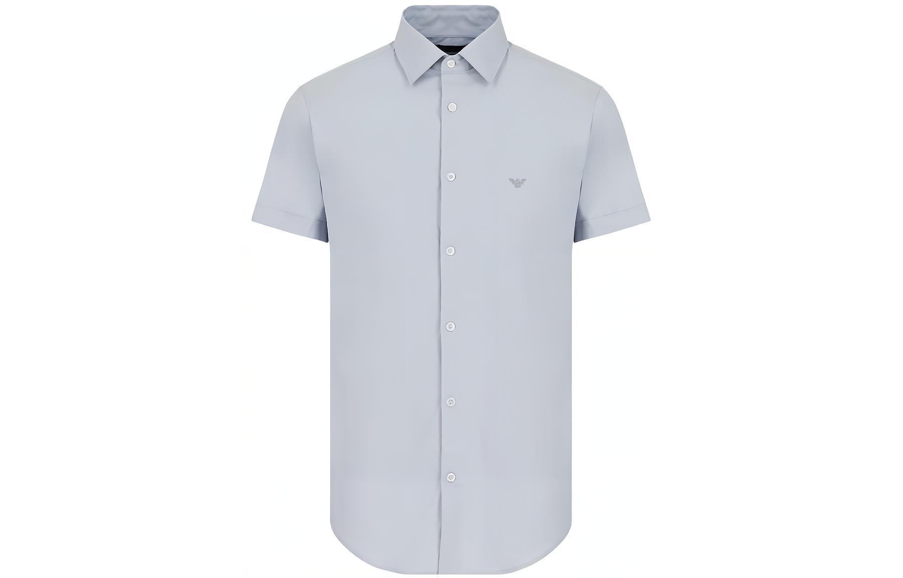 Рубашка Short sleeved Stretch Nylon blend Shirt EMPORIO ARMANI, светло-голубой
Рубашка Short sleeved Stretch Nylon blend Shirt EMPORIO ARMANI, светло-голубой