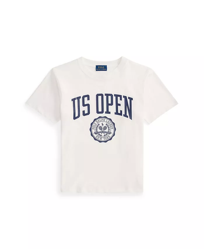 Футболка с эмблемой Открытого чемпионата США по крикету среди девочек из хлопкового джерси Polo Ralph Lauren, белый
Футболка с эмблемой Открытого чемпионата США по крикету среди девочек из хлопкового джерси Polo Ralph Lauren, белый