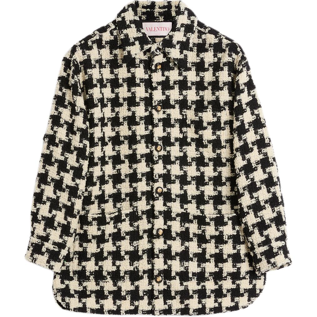 Пиджак-рубашка из шерсти Pied de coque Valentino, белый черный
Пиджак-рубашка из шерсти Pied de coque Valentino, белый черный