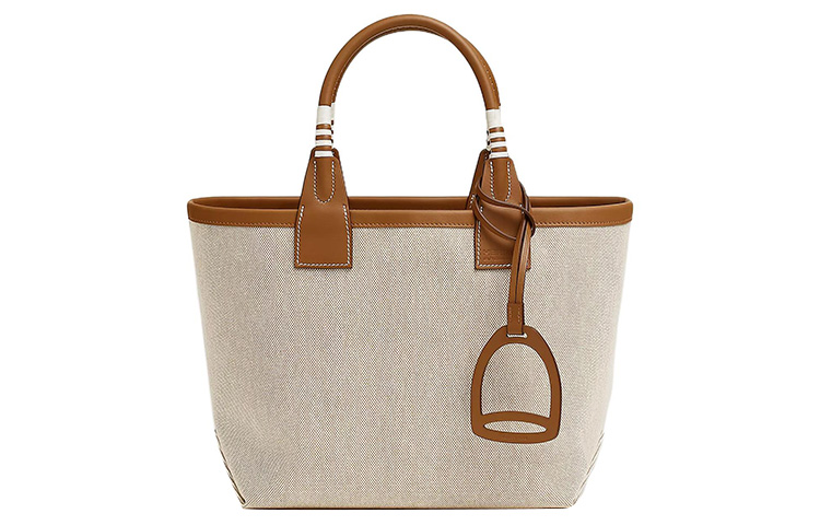 HERMES Сумка-шоппер из кожи и холста
HERMES Сумка-шоппер из кожи и холста