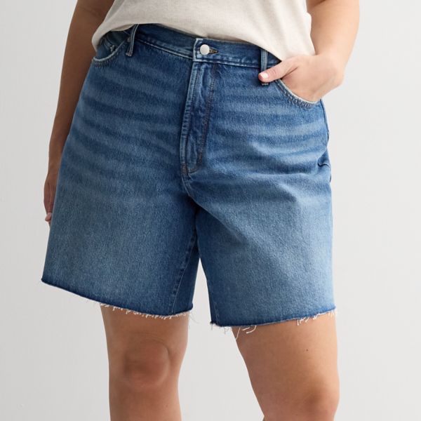 Свободные бермуды большого размера Sonoma Goods For Life, цвет medium wash
Свободные бермуды большого размера Sonoma Goods For Life, цвет medium wash