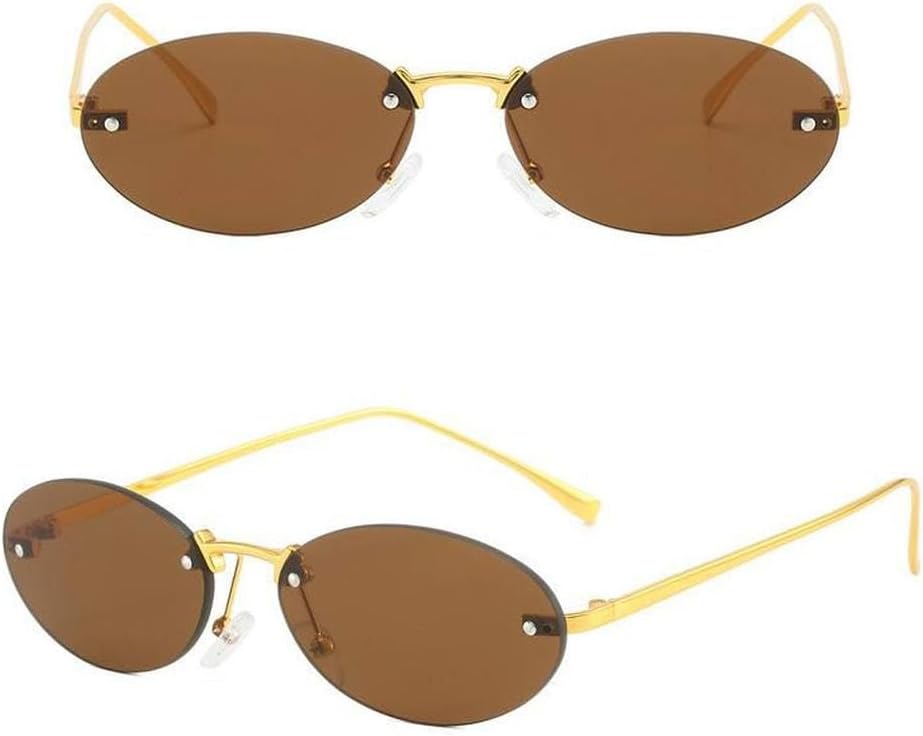 Женские ретро-очки овальной формы из металла, зеркальные спортивные очки в маленькой оправе с защитой от УФ-излучения UV400. Мужские модные очки для вождения TVTBBVV, 2
Женские ретро-очки овальной формы из металла, зеркальные спортивные очки в маленькой оправе с защитой от УФ-излучения UV400. Мужские модные очки для вождения TVTBBVV, 2