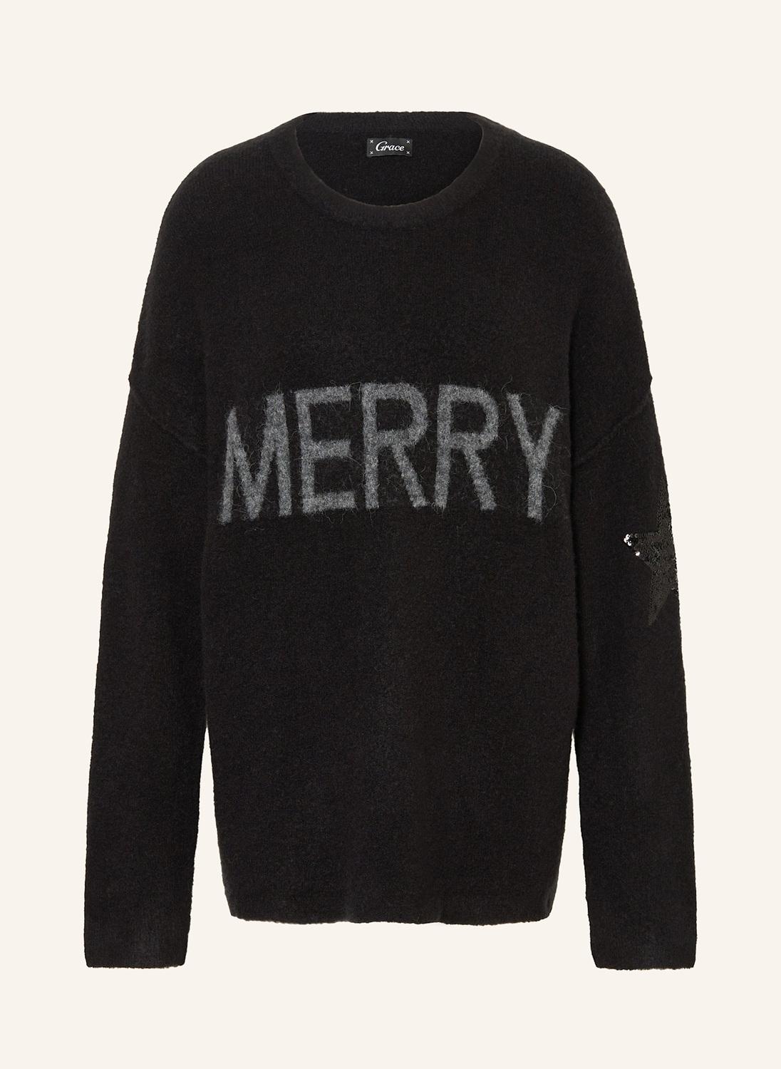 Свитер оверсайз с пайетками Grace, мультиколор
Свитер оверсайз с пайетками Grace, мультиколор