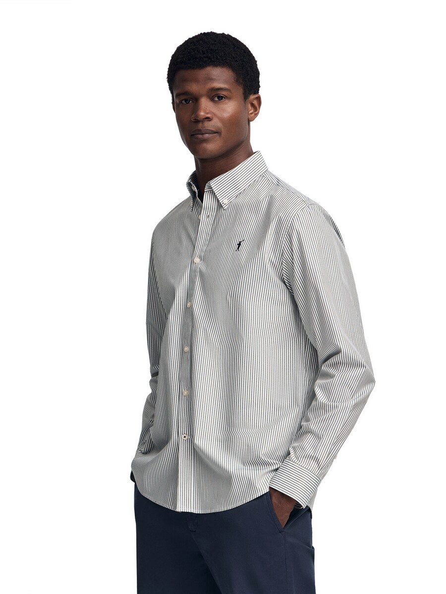 Рубашка на пуговицах классического кроя Polo Club, серый
Рубашка на пуговицах классического кроя Polo Club, серый