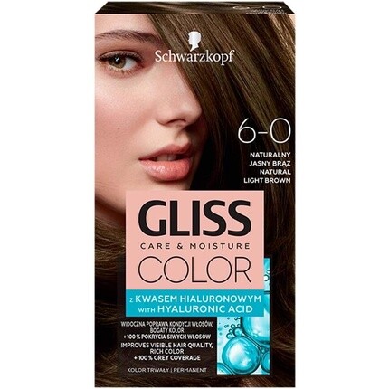 Крем-краска для волос Gliss Color 6-0 Натуральный Светло-Коричневый 142мл, Schwarzkopf
Крем-краска для волос Gliss Color 6-0 Натуральный Светло-Коричневый 142мл, Schwarzkopf