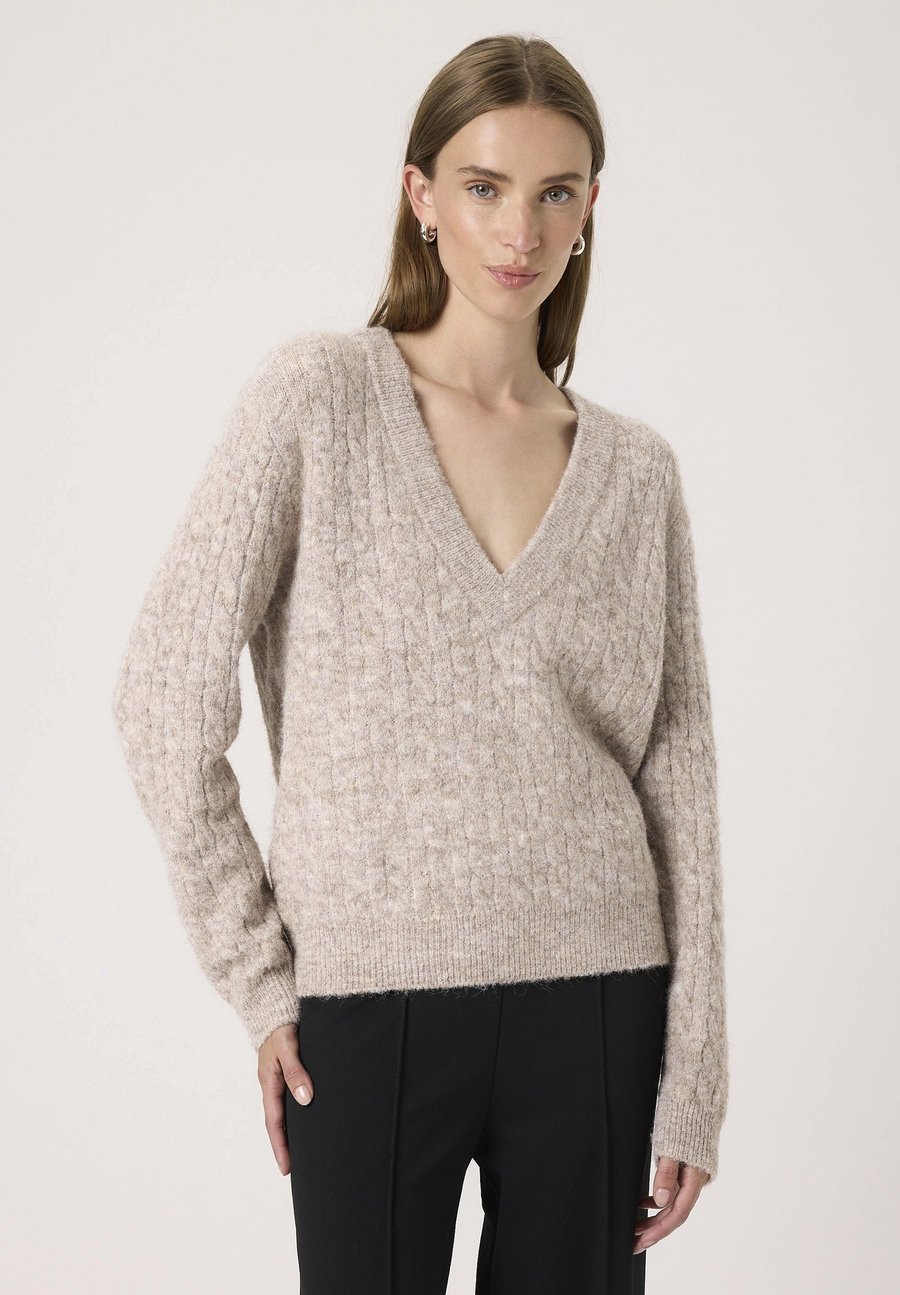 Джемпер Soaked in Luxury Jumper, Dune Melange/Beige
Джемпер Soaked in Luxury Jumper, Dune Melange/Beige