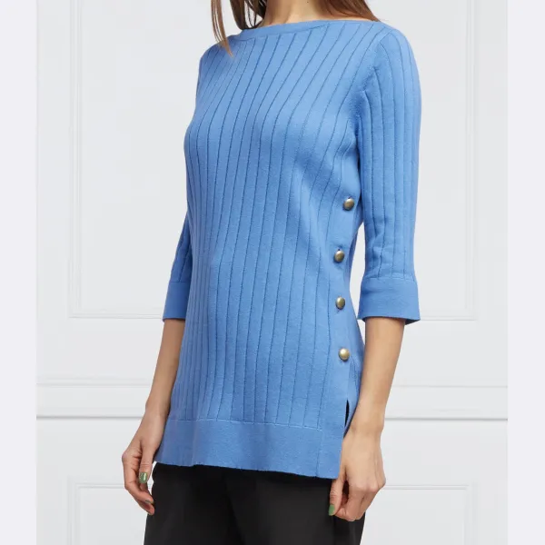 Облегающий свитер с добавлением кашемира Max&Co., синий
Облегающий свитер с добавлением кашемира Max&Co., синий