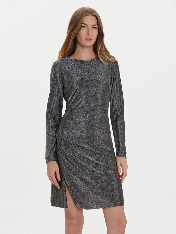 Коктейльное платье стандартного кроя Dkny, серебряный
Коктейльное платье стандартного кроя Dkny, серебряный