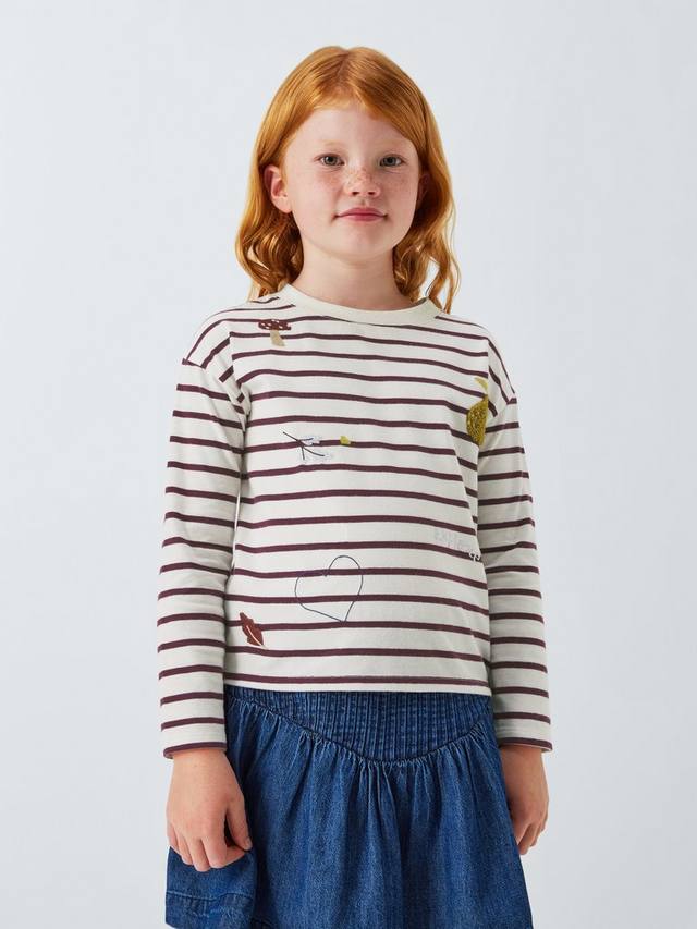 Детский джемпер с вышивкой в полоску John Lewis, Multi
Детский джемпер с вышивкой в полоску John Lewis, Multi