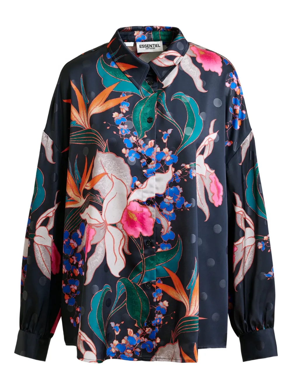 Рубашка Ilol с цветочным принтом Essentiel Antwerp, черный
Рубашка Ilol с цветочным принтом Essentiel Antwerp, черный