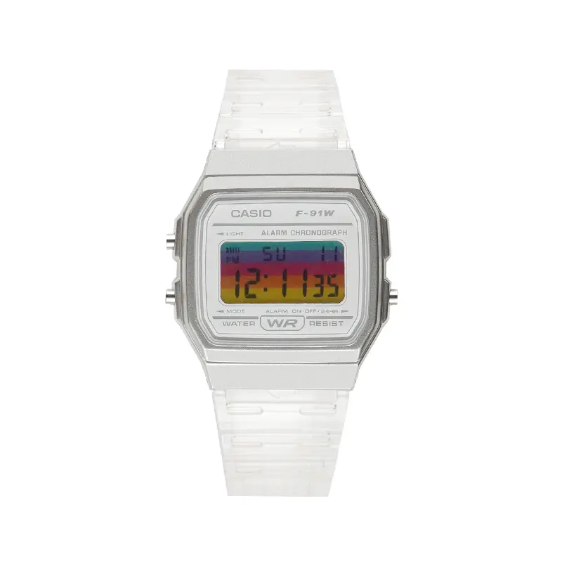 CASIO Ретро серия кварцевые часы с белым циферблатом на ремешке унисекс
CASIO Ретро серия кварцевые часы с белым циферблатом на ремешке унисекс