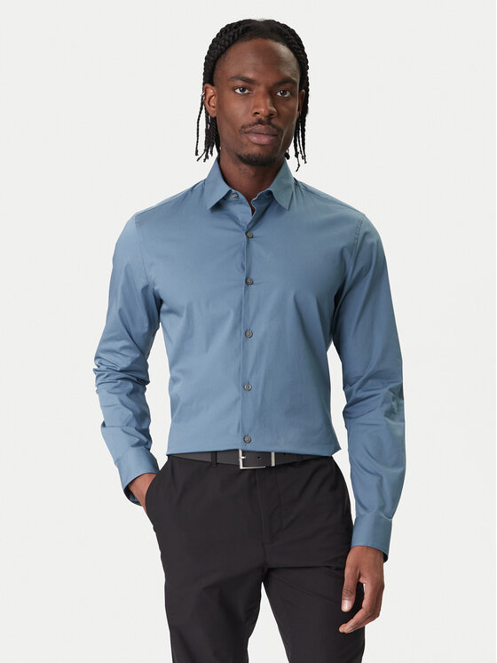 Рубашка slim fit Essentials LV019EU037 Calvin Klein, синий
Рубашка slim fit Essentials LV019EU037 Calvin Klein, синий