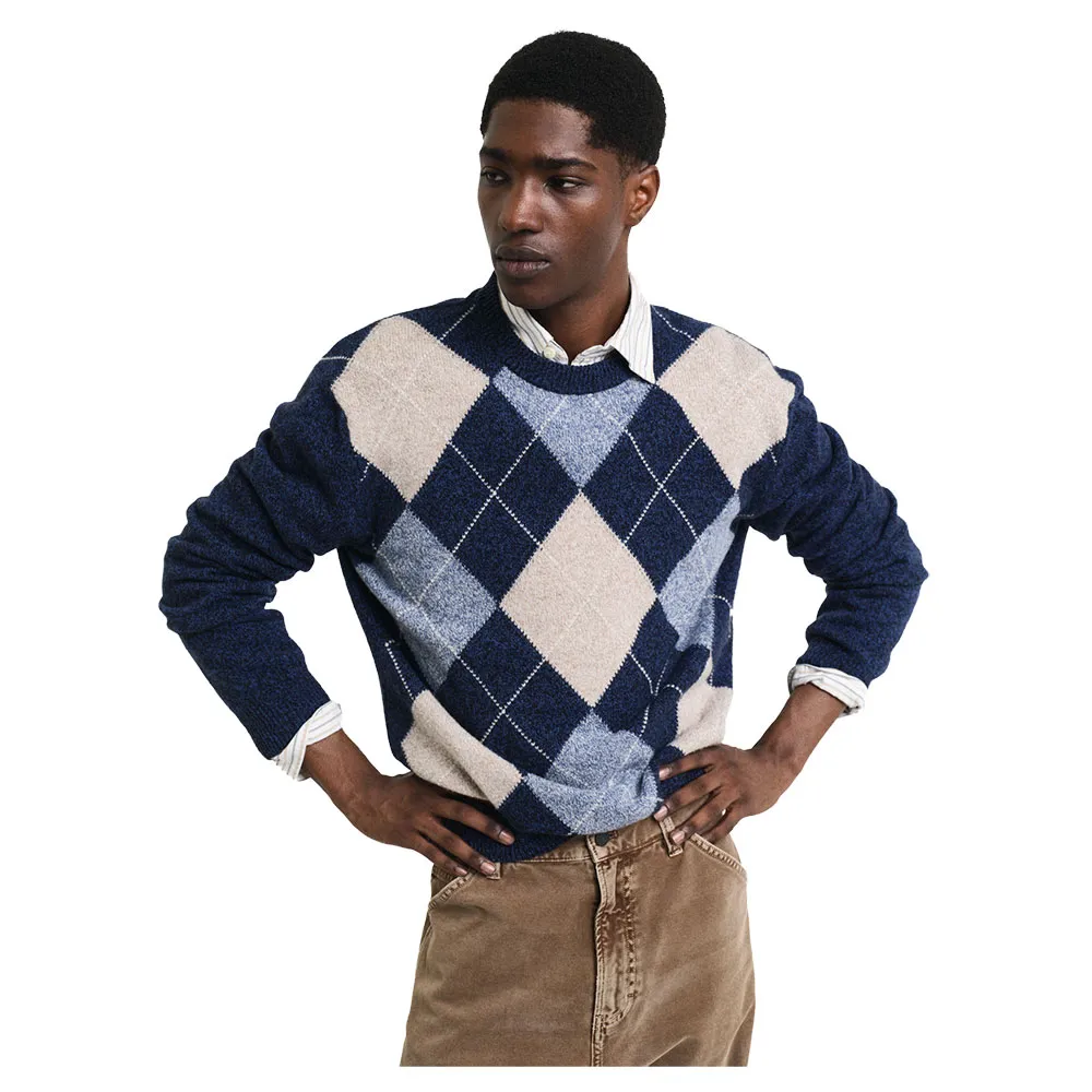 Свитер Gant 8060094, синий
Свитер Gant 8060094, синий