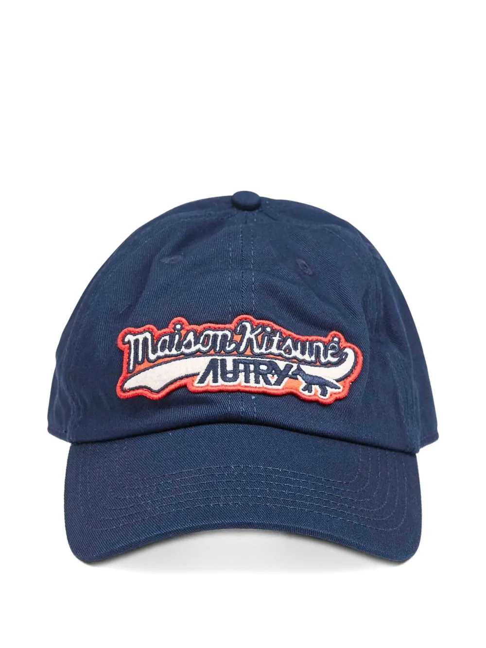 Бейсбольная кепка с вышитым логотипом Maison Kitsuné Autry, синий
Бейсбольная кепка с вышитым логотипом Maison Kitsuné Autry, синий