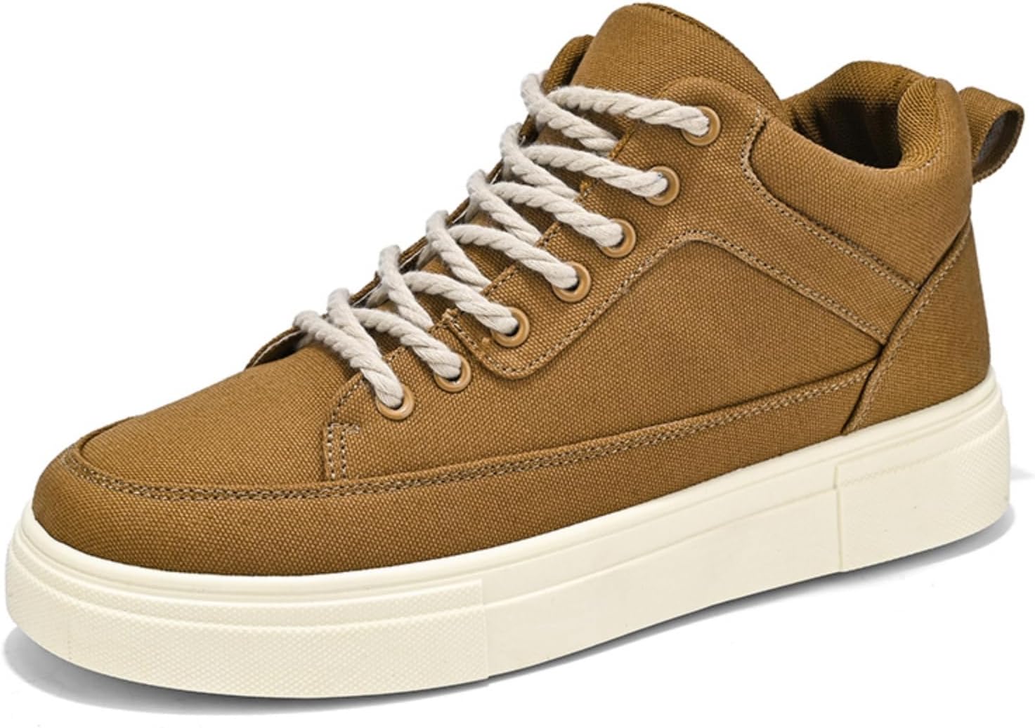 Мужские высокие кеды из ткани с классической посадкой, Повседневный стиль с шнуровкой для ежедневной носки и городского образа Kelibasi, коричневый
Мужские высокие кеды из ткани с классической посадкой, Повседневный стиль с шнуровкой для ежедневной носки и городского образа Kelibasi, коричневый