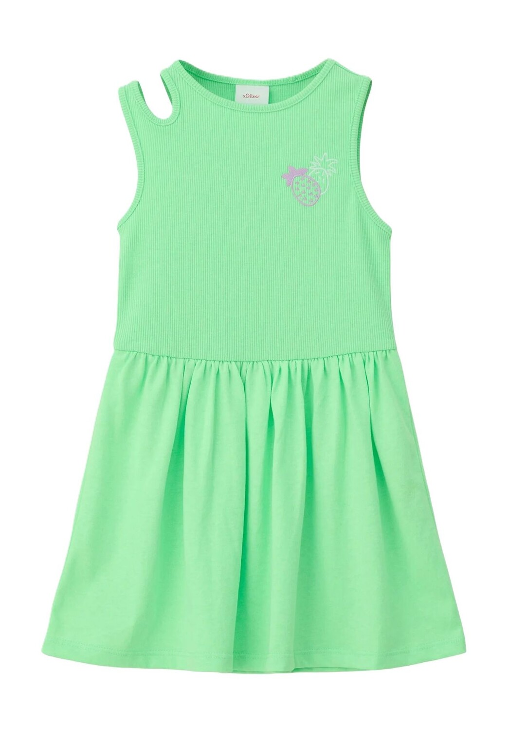 Платье-рубашка, структура в рубчик, детское S.Oliver, белый
Платье-рубашка, структура в рубчик, детское S.Oliver, белый