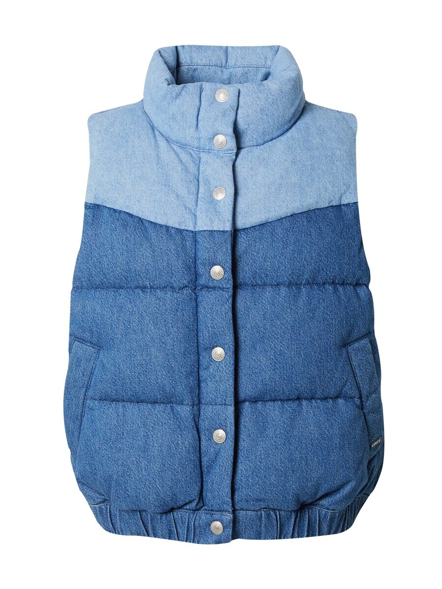 Жилет LEVI'S Vest Juno Western Puffer Vest, цвет blue denim/light blue 
Жилет LEVI'S Vest Juno Western Puffer Vest, цвет blue denim/light blue
