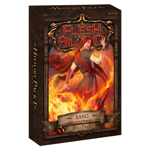 Карточная игра Flesh And Blood: History Pack 1 – Blitz Deck – Kano 
Карточная игра Flesh And Blood: History Pack 1 – Blitz Deck – Kano