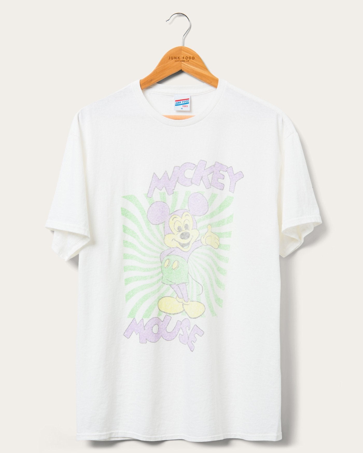 Футболка с изображением Микки Спираль на блошином рынке Junk Food Clothing, белый
Футболка с изображением Микки Спираль на блошином рынке Junk Food Clothing, белый