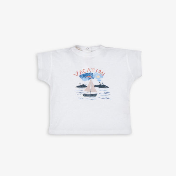 Футболка Ahipa из органического хлопка с морским принтом 3 месяца–12 лет Caramel, белый
Футболка Ahipa из органического хлопка с морским принтом 3 месяца–12 лет Caramel, белый