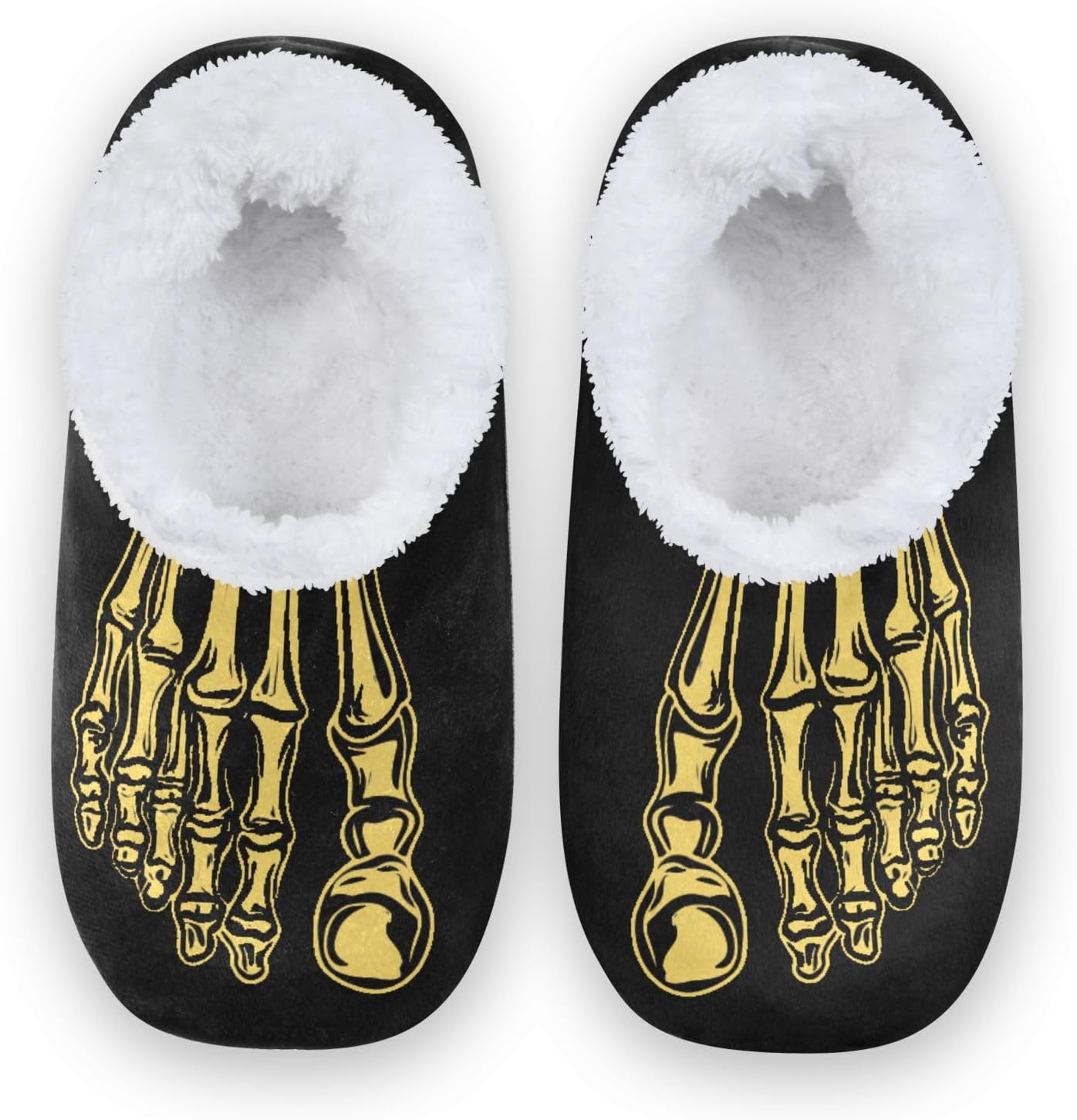 Домашние зимние тапочки DOMIKING с рисунком скелета, пушистой нескользящей мягкой подошвой, уютные домашние тапочки для мужчин и женщин. Подходят как мужчинам, так и женщинам, желтый
Домашние зимние тапочки DOMIKING с рисунком скелета, пушистой нескользящей мягкой подошвой, уютные домашние тапочки для мужчин и женщин. Подходят как мужчинам, так и женщинам, желтый