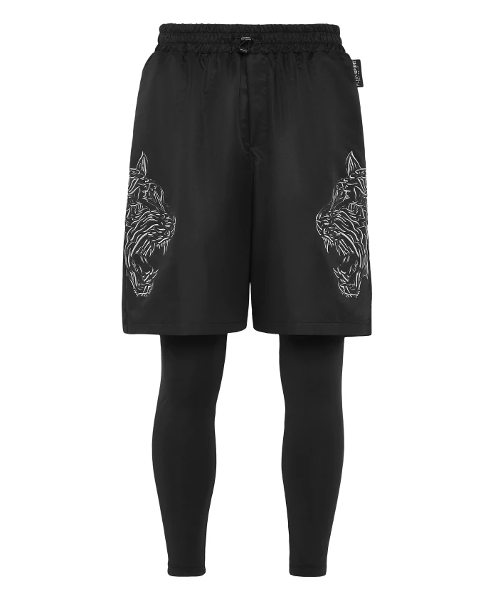 Беговые штаны Тигр Plein Sport, черный
Беговые штаны Тигр Plein Sport, черный