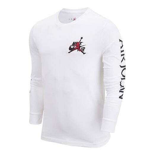 Футболка Men's Air Jordan Logo Printing Round Neck Long Sleeves White T-Shirt, белый
Футболка Men's Air Jordan Logo Printing Round Neck Long Sleeves White T-Shirt, белый