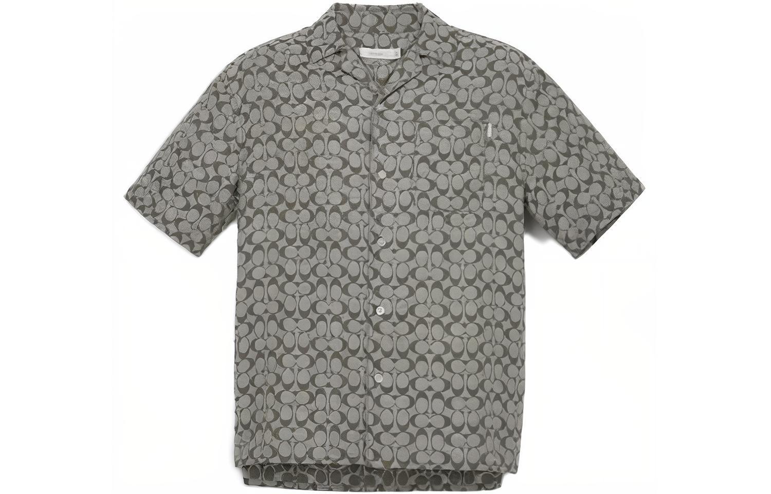 Рубашка COAC FW22 Signature Camp из органического хлопка COACH, серо-зеленый
Рубашка COAC FW22 Signature Camp из органического хлопка COACH, серо-зеленый