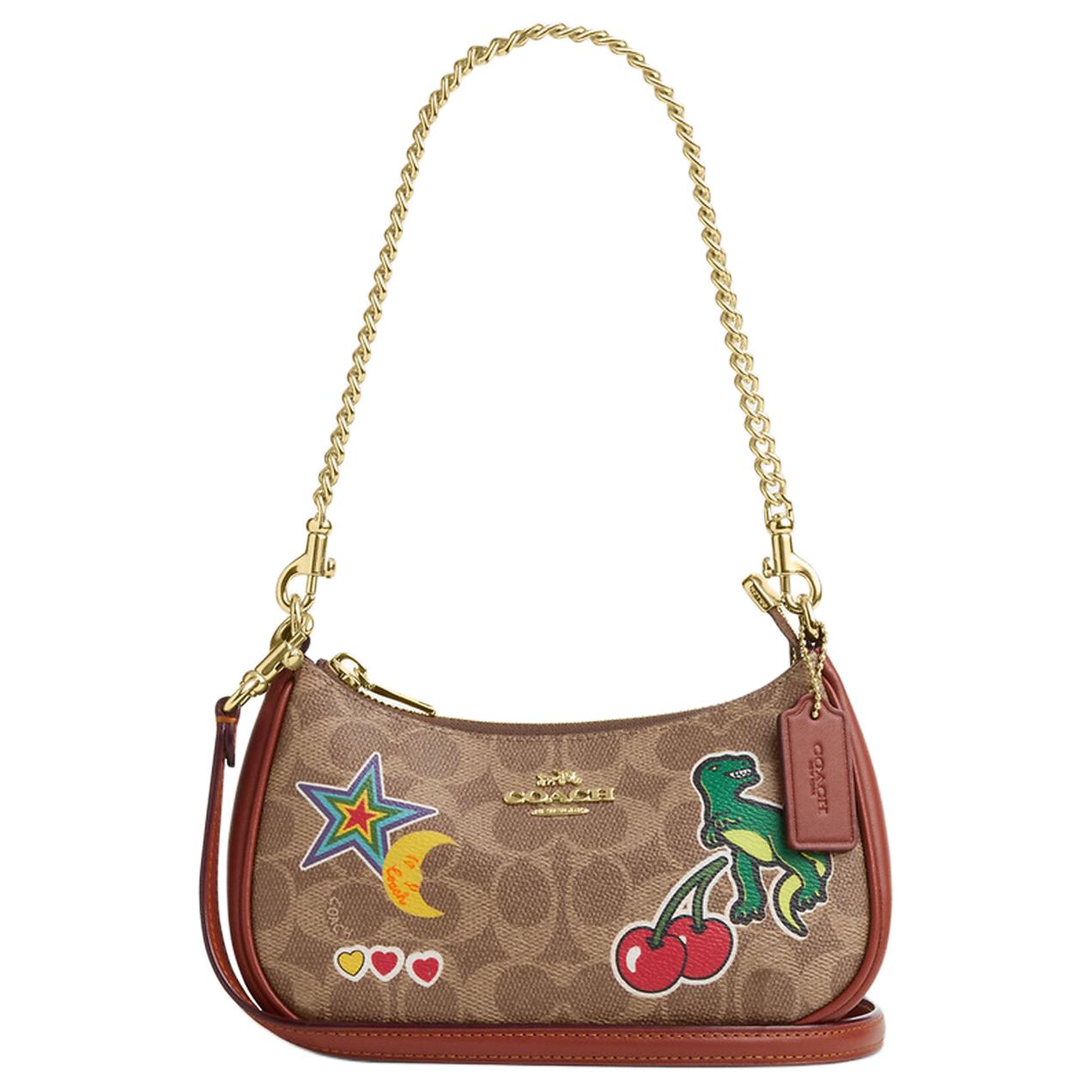 COACH Сумка через плечо из термообработанной парусины малого размера для женщин с золотистыми акцентами в бежевом цвете
COACH Сумка через плечо из термообработанной парусины малого размера для женщин с золотистыми акцентами в бежевом цвете