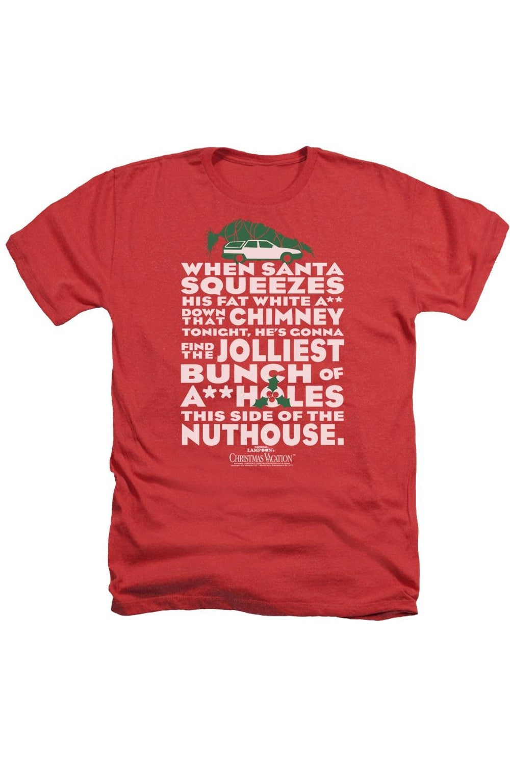 Рождественские каникулы Jolliest Bunch для взрослых Heather Tee / футболка Gildan, красный
Рождественские каникулы Jolliest Bunch для взрослых Heather Tee / футболка Gildan, красный