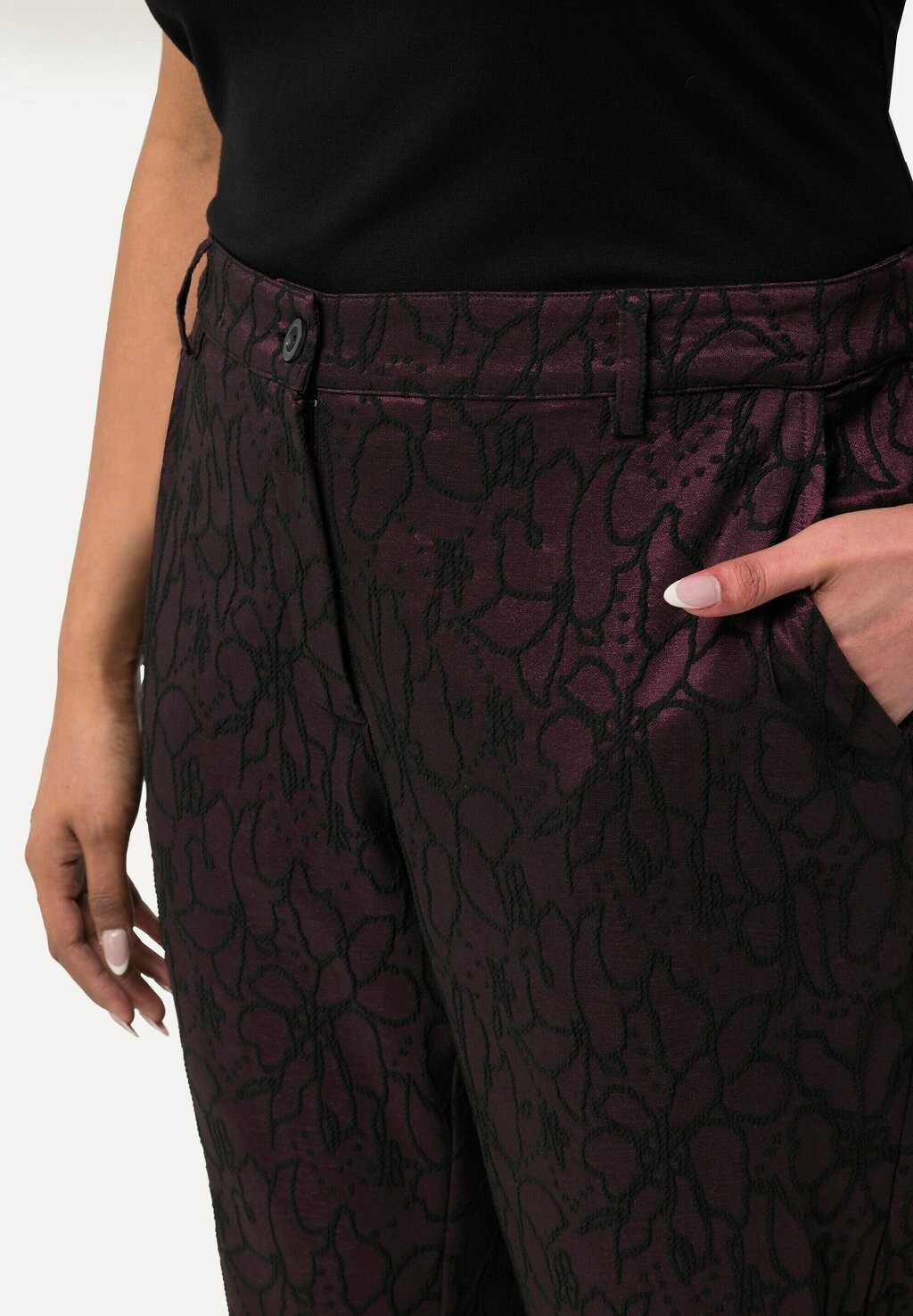 Брюки FLORALES DESIGN Ulla Popken, цвет Berry
Брюки FLORALES DESIGN Ulla Popken, цвет Berry