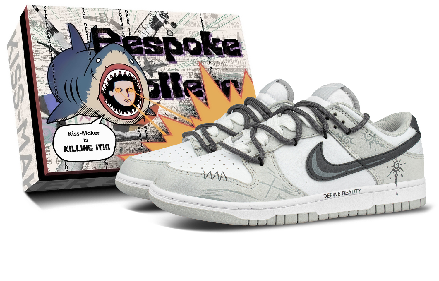 Низкие водонепроницаемые кроссовки Dunk для скейтбординга Unisex Nike, светло-серый
Низкие водонепроницаемые кроссовки Dunk для скейтбординга Unisex Nike, светло-серый