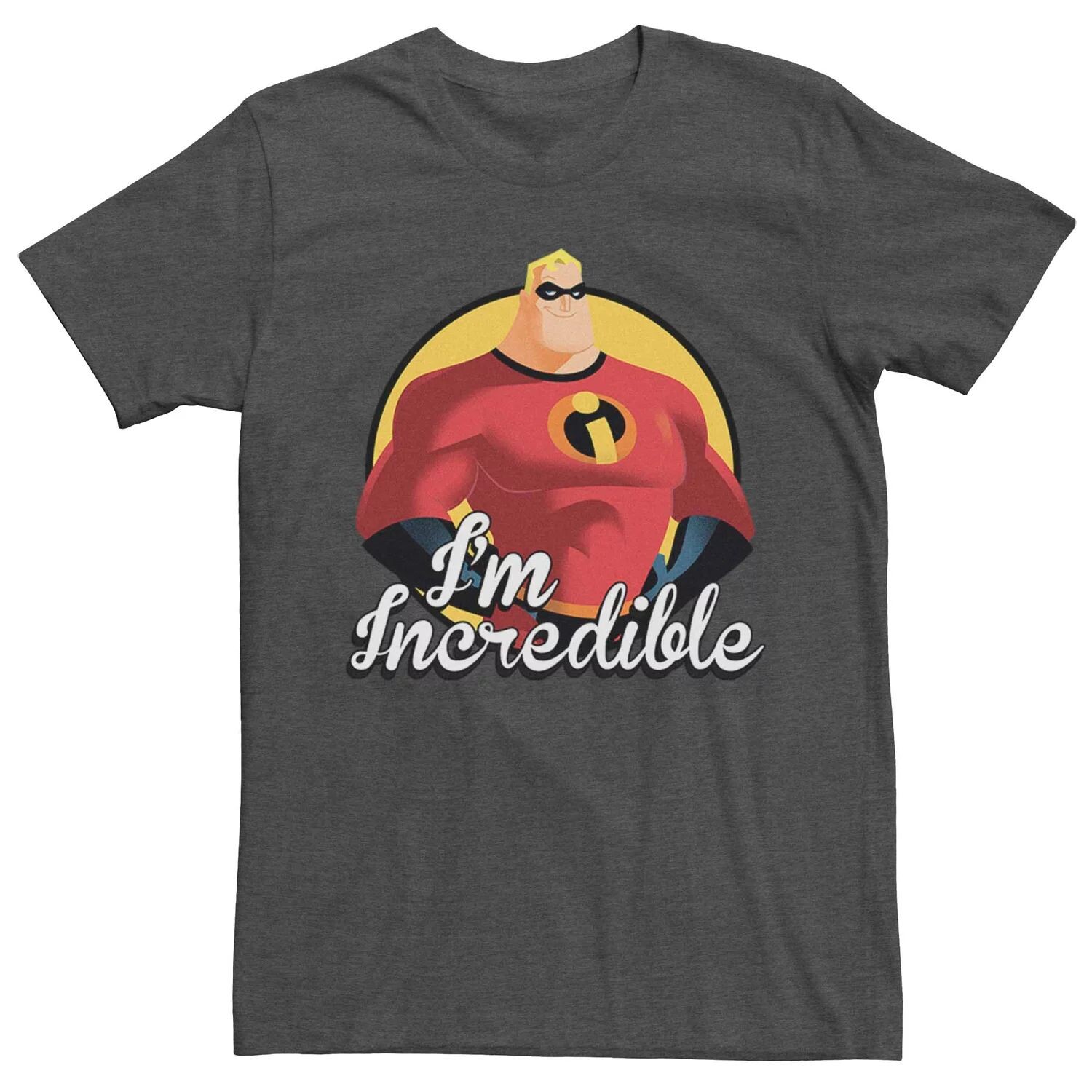 Мужская футболка с рисунком Disney Pixar Incredibles I'm Incredible Licensed Character
Мужская футболка с рисунком Disney Pixar Incredibles I'm Incredible Licensed Character