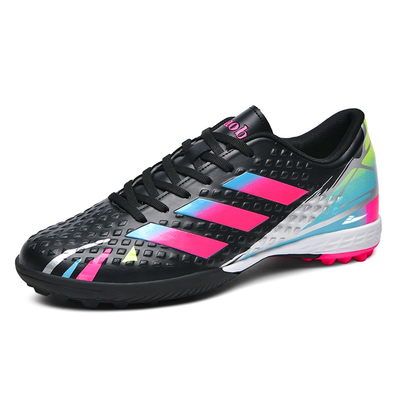 Kuding Амортизирующие противоскользящие и износостойкие футбольные бутсы с эффектом отскока унисекс для искусственного покрытия черно-розово-красные, цвет Turf, Black Rose Red
Kuding Амортизирующие противоскользящие и износостойкие футбольные бутсы с эффектом отскока унисекс для искусственного покрытия черно-розово-красные, цвет Turf, Black Rose Red