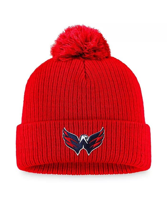 Мужская красная вязаная шапка с логотипом Washington Capitals Core Primary и помпоном Fanatics
Мужская красная вязаная шапка с логотипом Washington Capitals Core Primary и помпоном Fanatics
