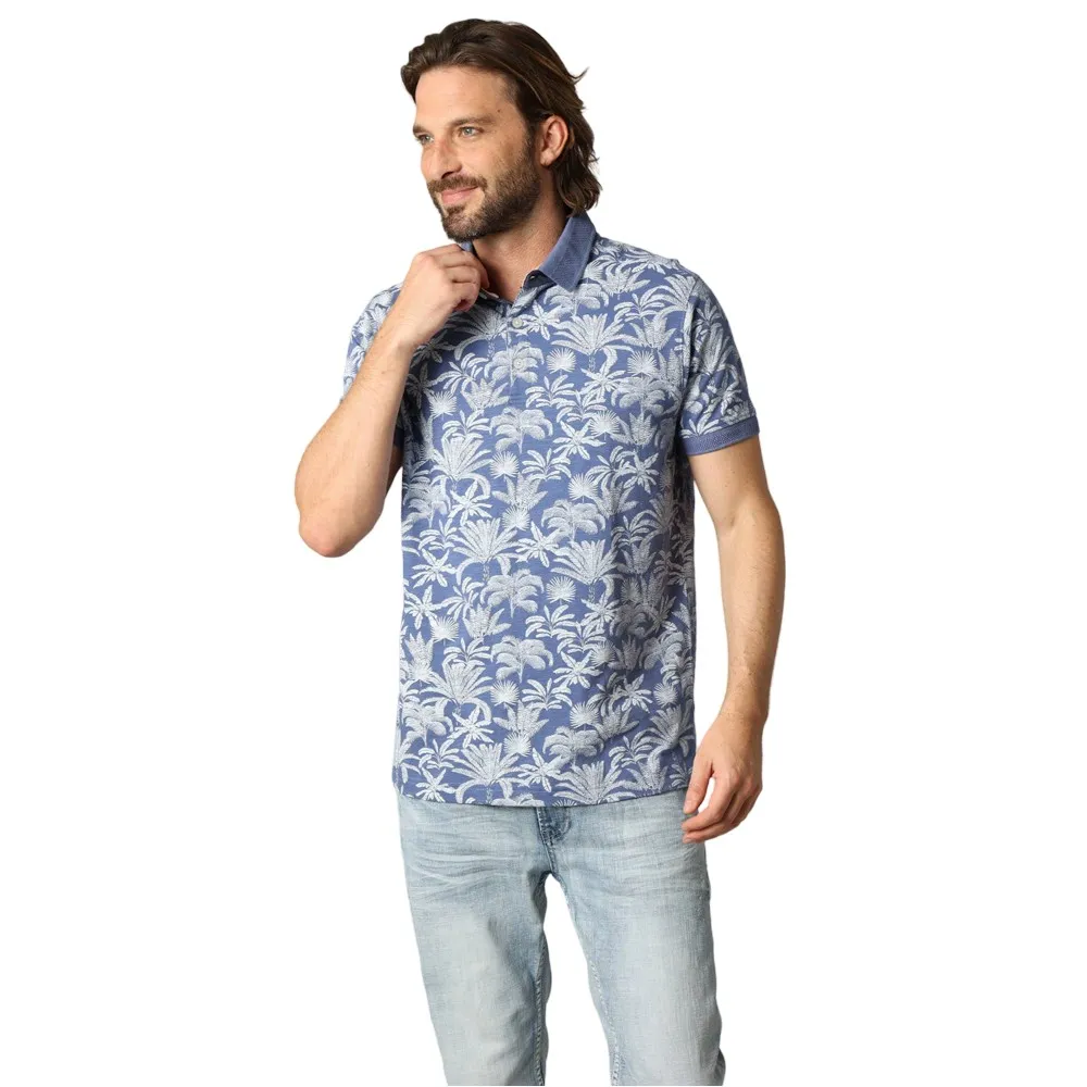 Поло с коротким рукавом Deeluxe Astral, синий 
Поло с коротким рукавом Deeluxe Astral, синий