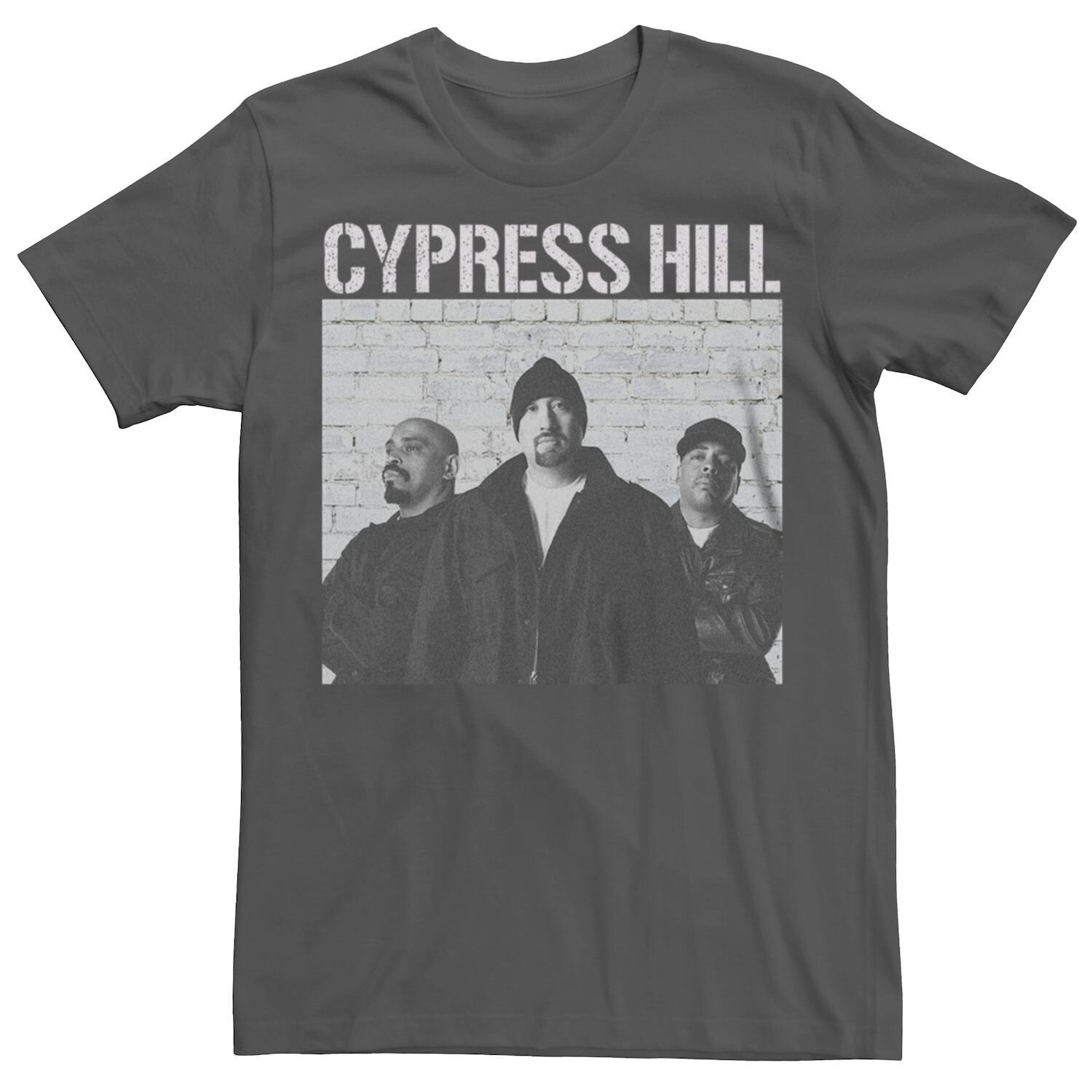 Черно-белая футболка с графическим изображением Juniors' Epic Rights Cypress Hill Licensed Character, Черный, Черно-белая футболка с графическим изображением Juniors' Epic Rights Cypress Hill Licensed Character